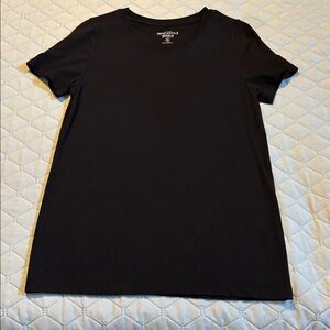 J. Crew Black Mercantile Broken-In Crew Neck T-Shirt SZ S